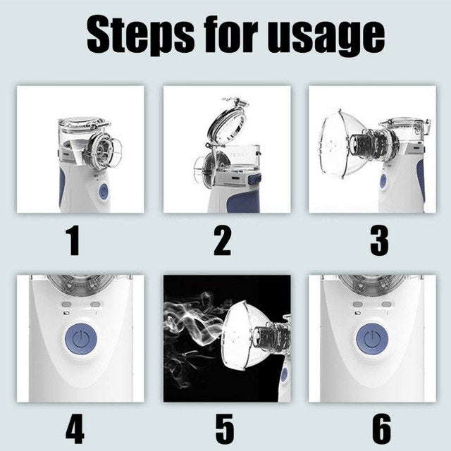 Eco-Portable Mini Handheld Nebulizer Machine