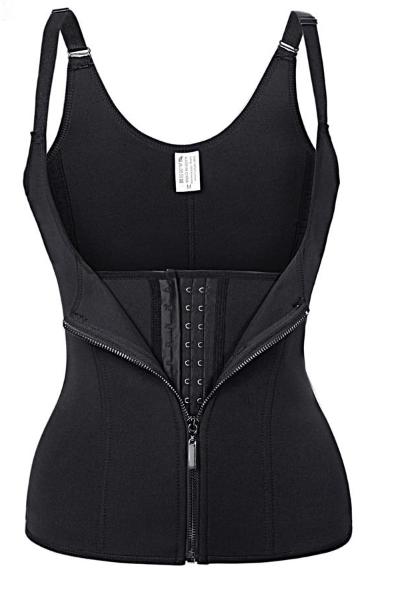 Adjustable Shoulder Strap, Waist Trainer Vest with Steel Bones Firm