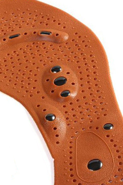 Massaging Insoles,Acupressure Magnetic Massage Foot Therapy Reflexology Pain Relief Shoe Insoles Washable and Cu table 1 Pair