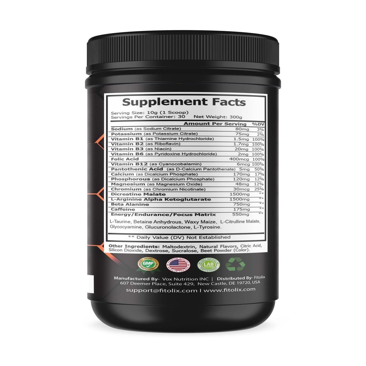 Fitolix Next Level pre workout (Watermelon)